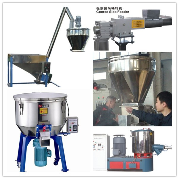펠릿 기계 100-1000kg/Hr 수용량을 재생하는 두 배 나사 압출기 플라스틱