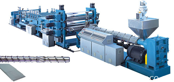 다기능 플라스틱 지붕 타일 기계 PP 지붕 시트 타일 성형기 200-350kg/Hr 능력