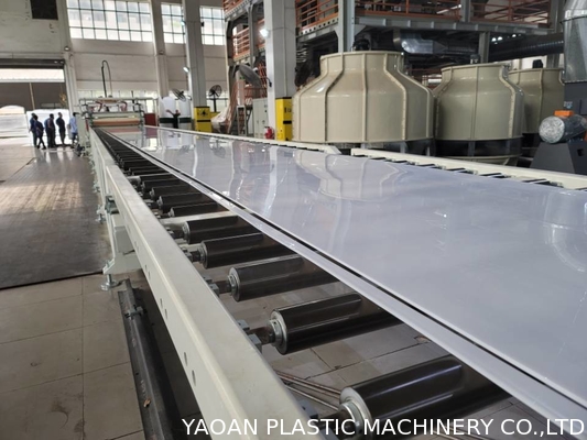 전산화된 HDPE PP 두꺼운 시트 압출 기계 3-25mm 지멘스 PLC